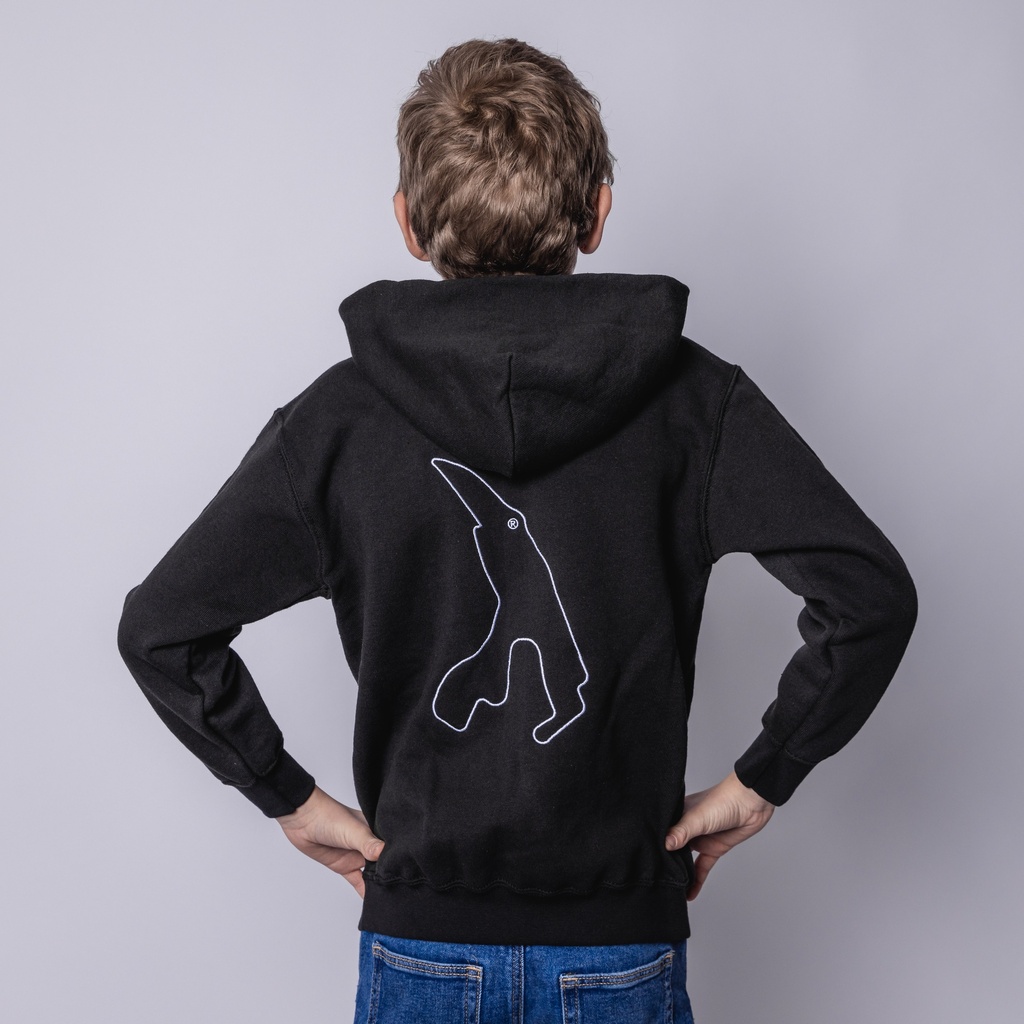 Basic - Hoodie Noir - Enfants