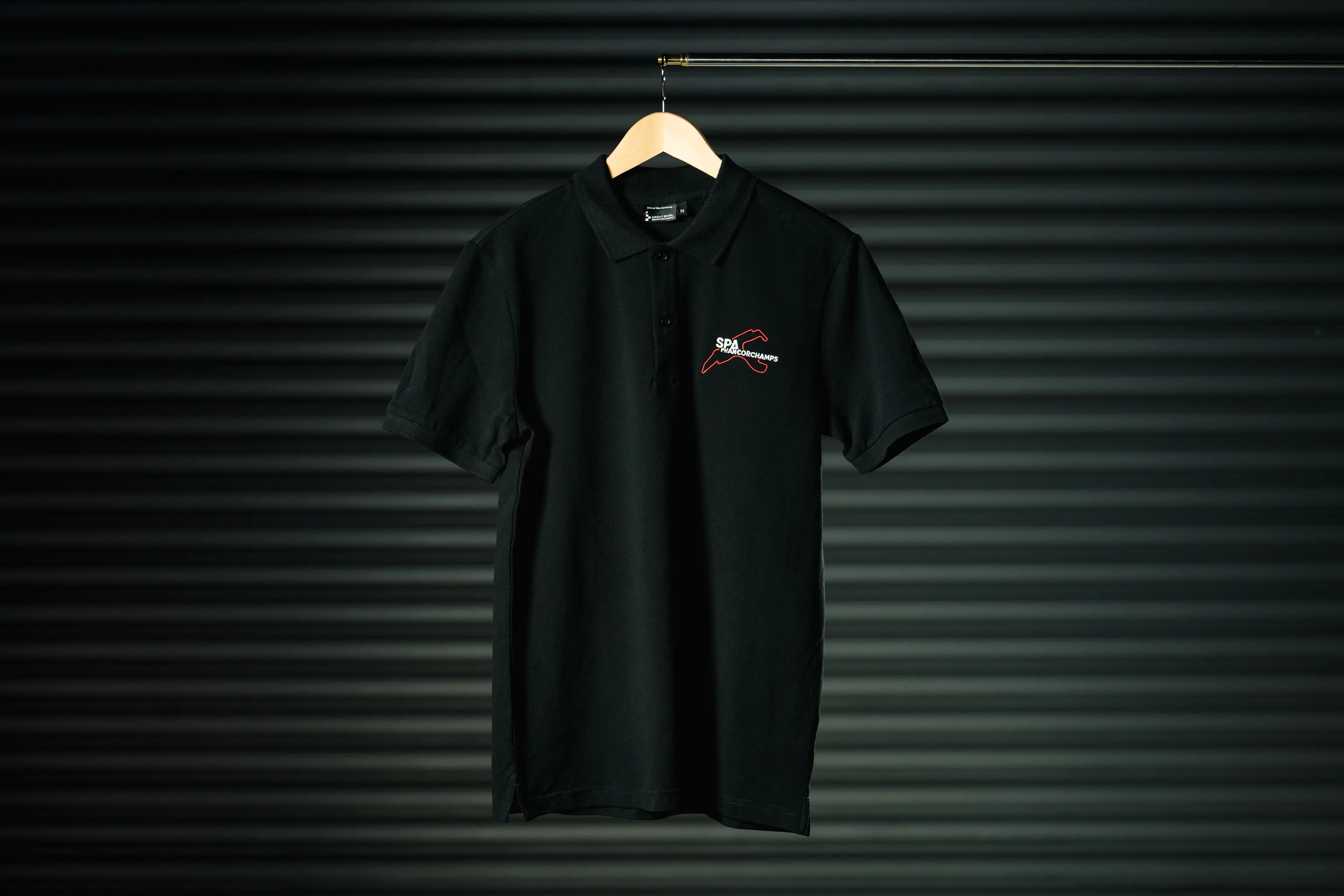 Basic - Polo Noir Logo Torse